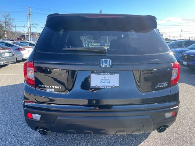 used 2021 Honda Passport car, priced at $27,503