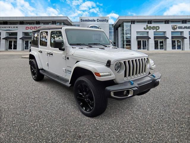 used 2022 Jeep Wrangler Unlimited 4xe car, priced at $33,487