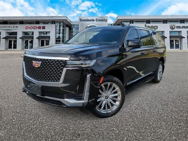 used 2023 Cadillac Escalade ESV car, priced at $74,498