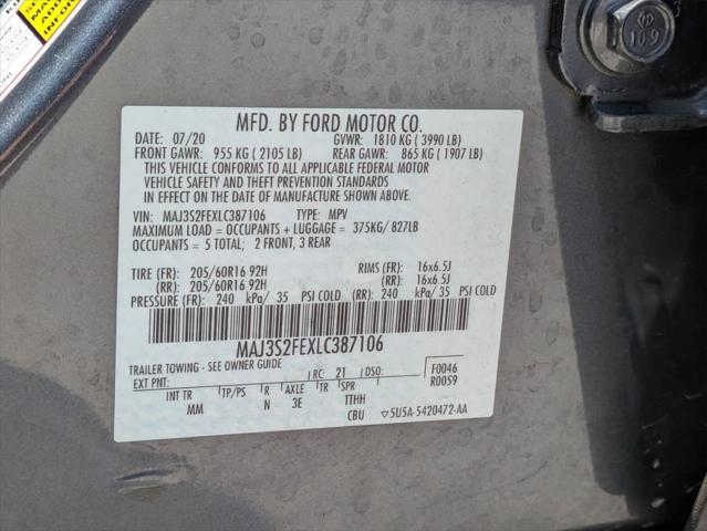 used 2020 Ford EcoSport car, priced at $13,995