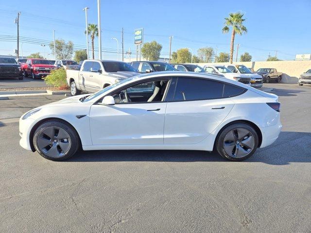 used 2022 Tesla Model 3 car, priced at $27,750