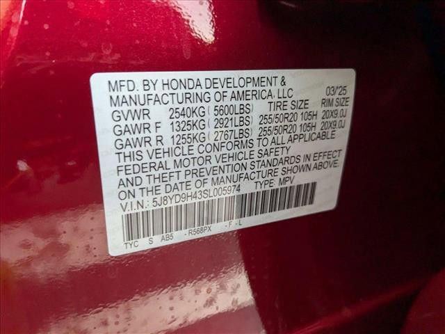 new 2025 Acura MDX car, priced at $58,550