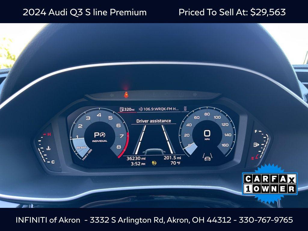 used 2024 Audi Q3 car, priced at $29,563