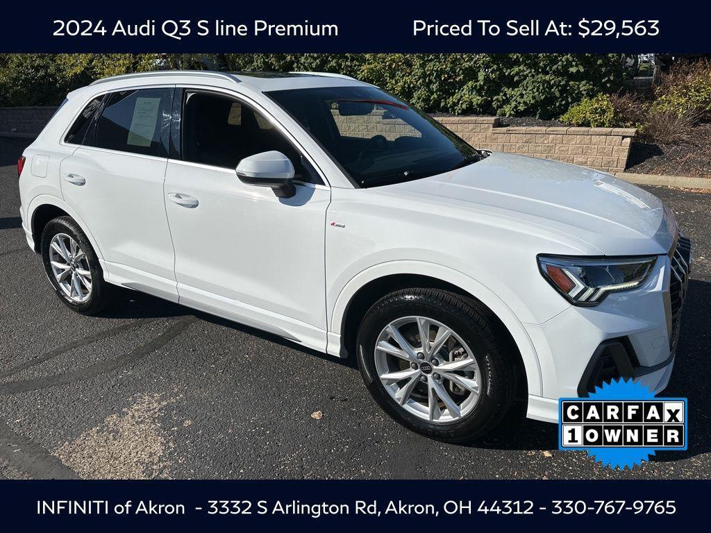 used 2024 Audi Q3 car, priced at $29,563