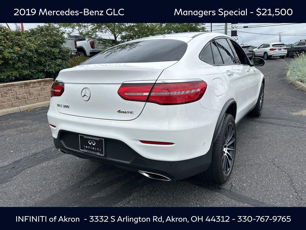 used 2019 Mercedes-Benz GLC 300 car, priced at $21,500