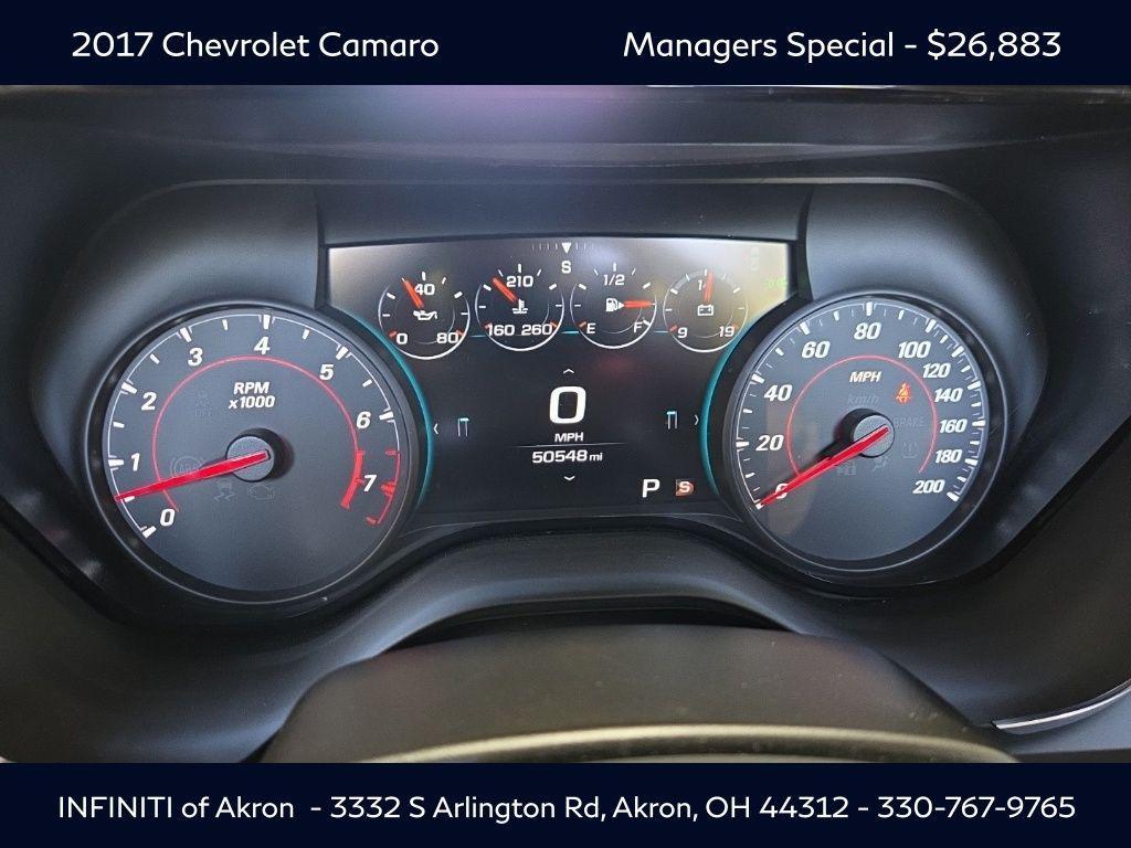used 2017 Chevrolet Camaro car, priced at $26,883