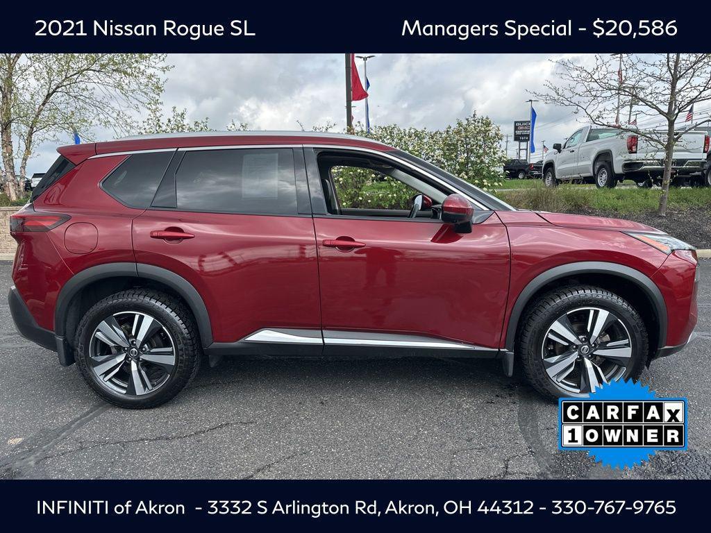used 2021 Nissan Rogue car, priced at $20,586