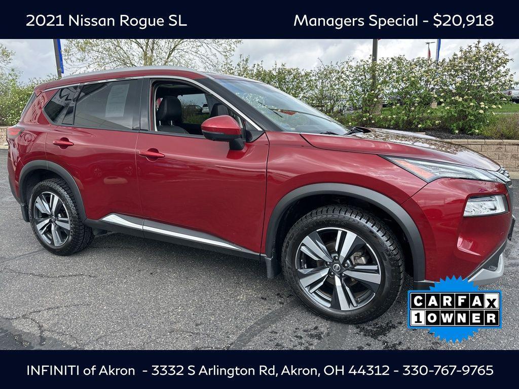 used 2021 Nissan Rogue car, priced at $20,918