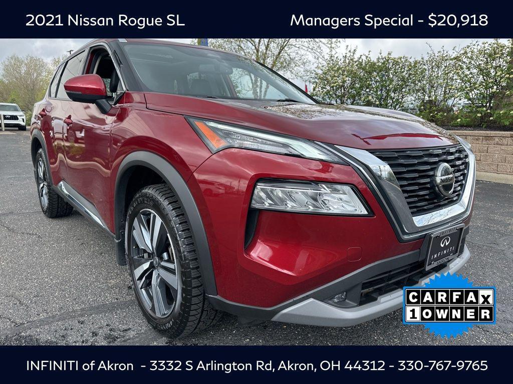 used 2021 Nissan Rogue car, priced at $20,918