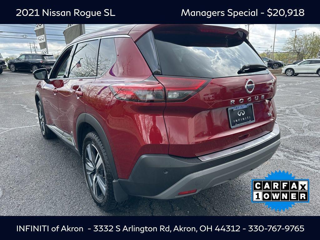used 2021 Nissan Rogue car, priced at $20,918