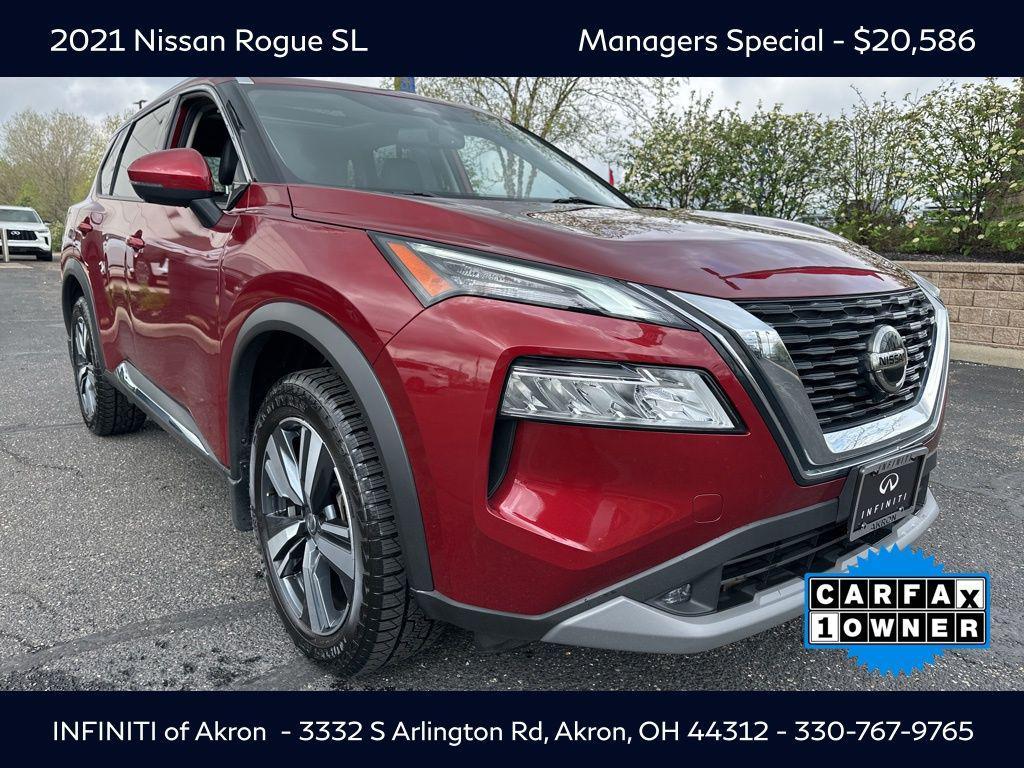 used 2021 Nissan Rogue car, priced at $20,586