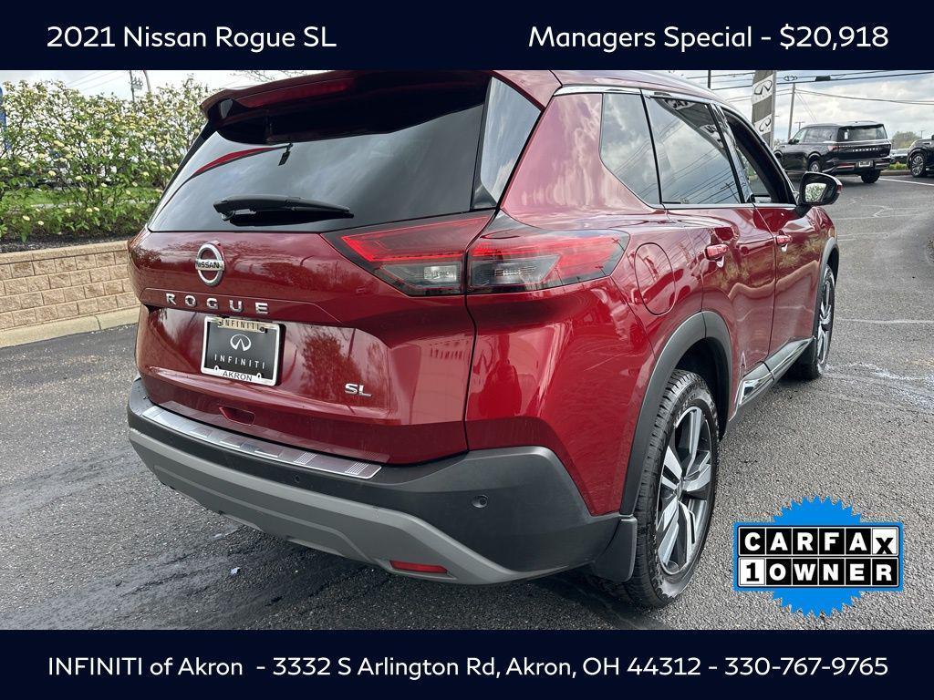 used 2021 Nissan Rogue car, priced at $20,918
