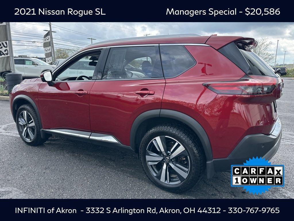 used 2021 Nissan Rogue car, priced at $20,586