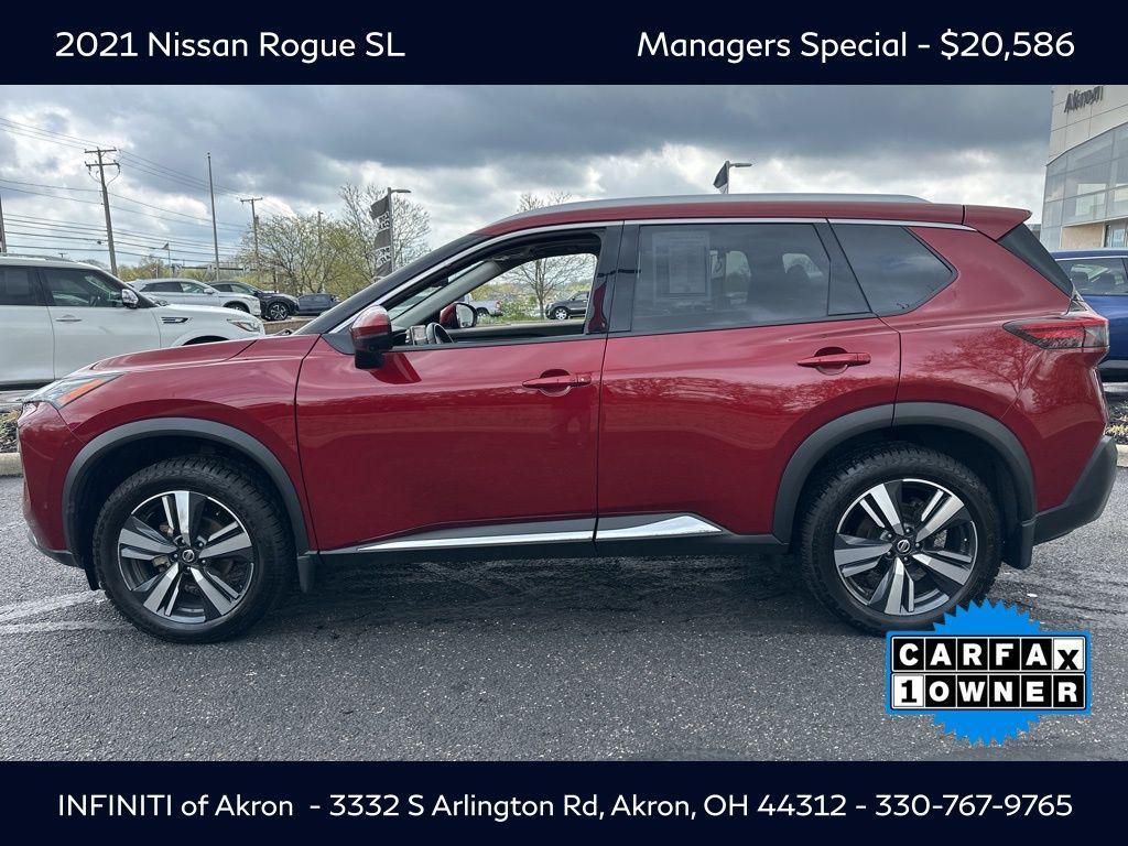 used 2021 Nissan Rogue car, priced at $20,586