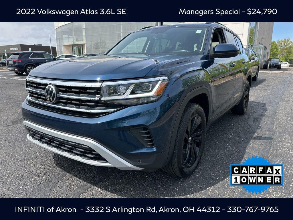 used 2022 Volkswagen Atlas car, priced at $24,790