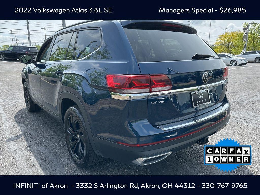 used 2022 Volkswagen Atlas car, priced at $26,985