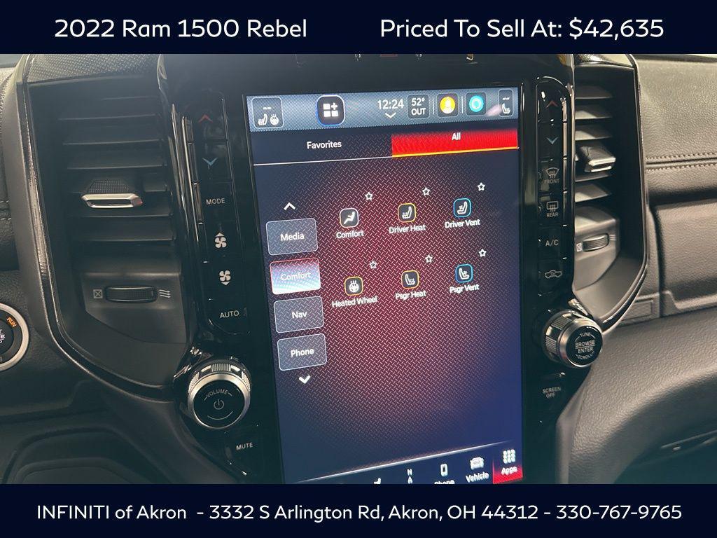 used 2022 Ram 1500 car, priced at $42,635