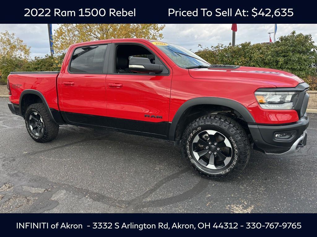 used 2022 Ram 1500 car, priced at $42,635