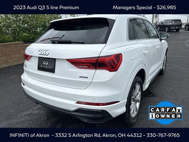 used 2023 Audi Q3 car, priced at $26,985