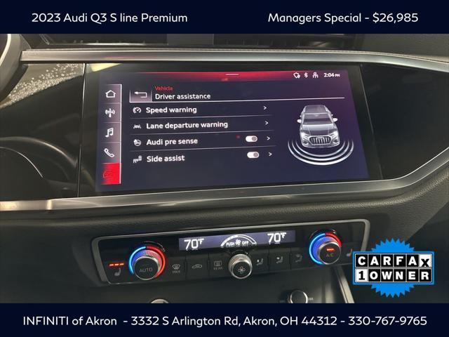used 2023 Audi Q3 car, priced at $26,985