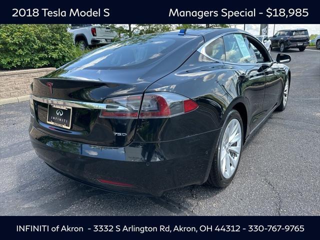 used 2018 Tesla Model S car, priced at $18,985
