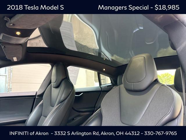 used 2018 Tesla Model S car, priced at $18,985
