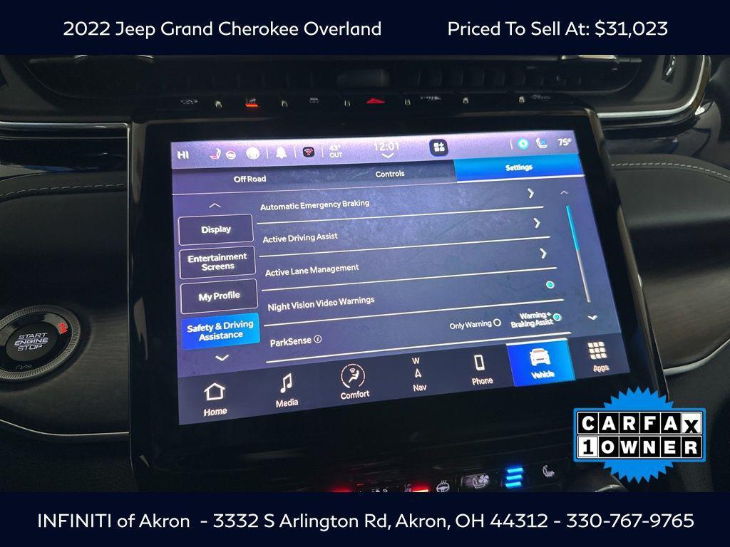 used 2022 Jeep Grand Cherokee car, priced at $31,023