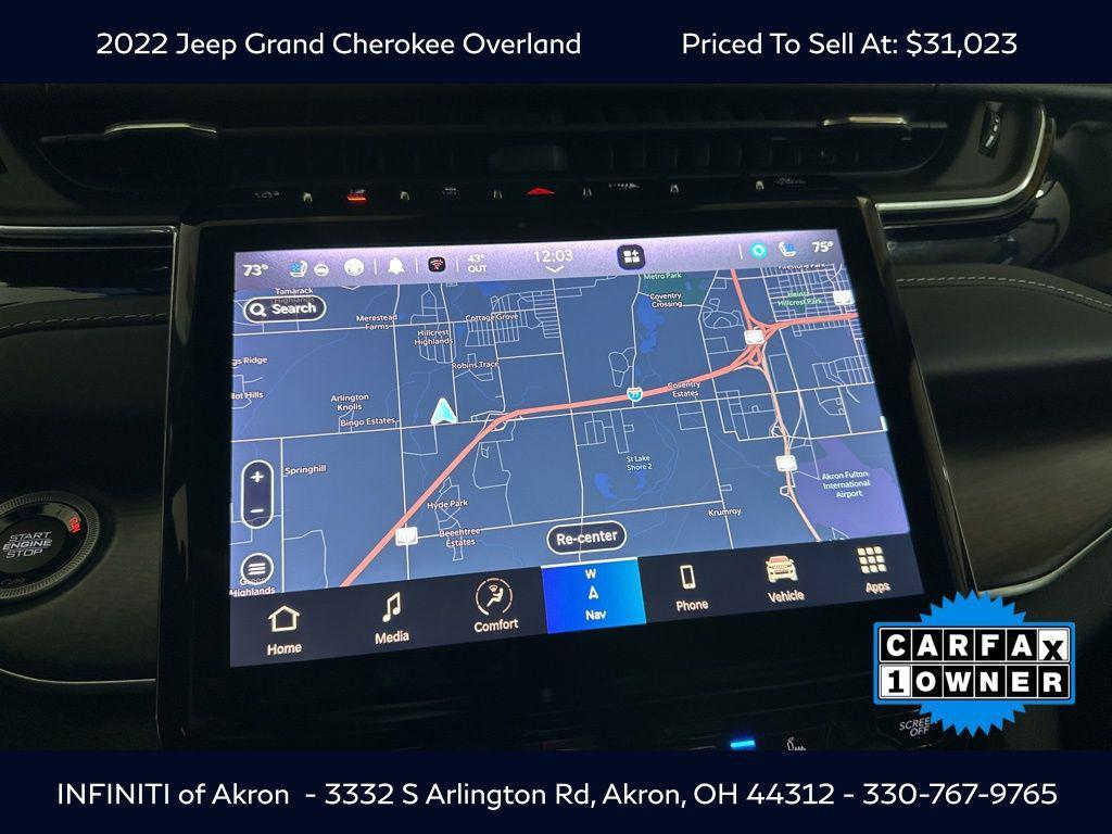 used 2022 Jeep Grand Cherokee car, priced at $31,023