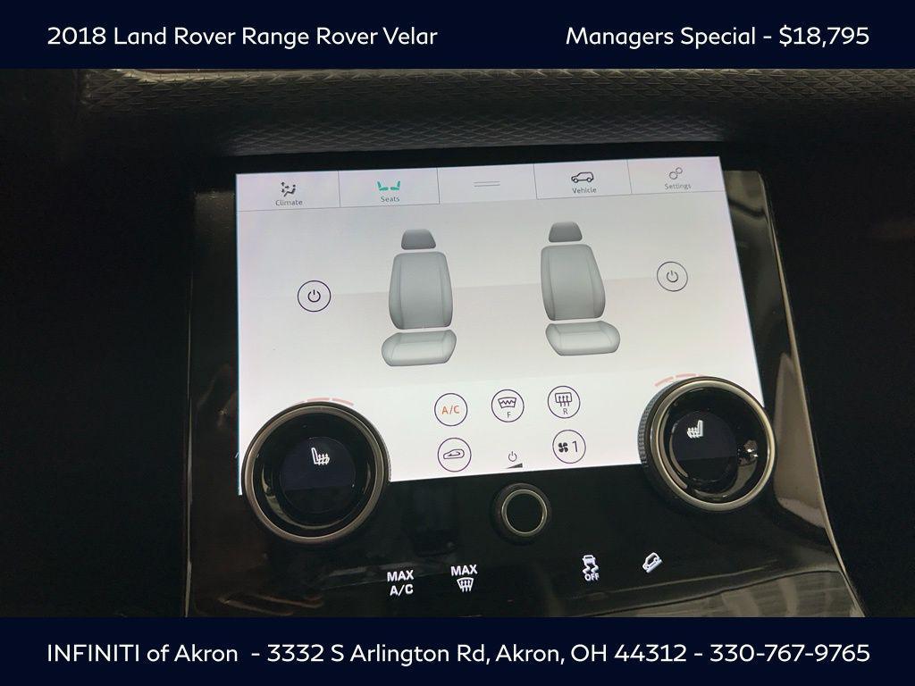 used 2018 Land Rover Range Rover Velar car, priced at $18,795