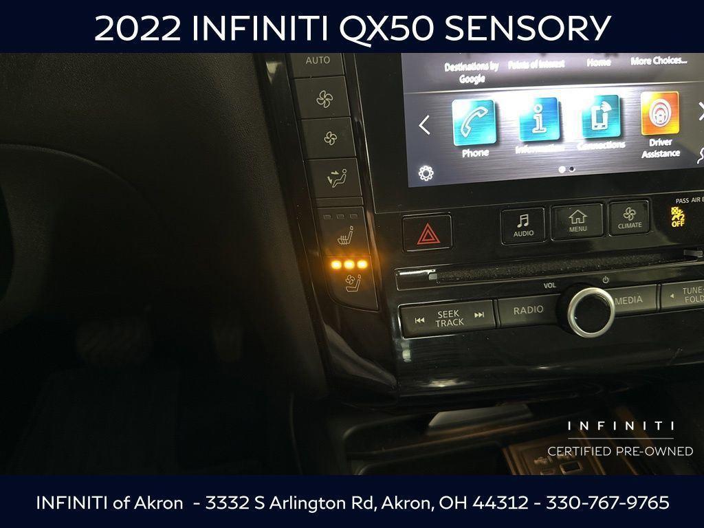 used 2022 INFINITI QX50 car, priced at $30,178