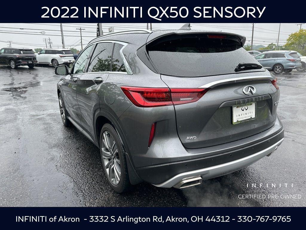 used 2022 INFINITI QX50 car, priced at $30,178