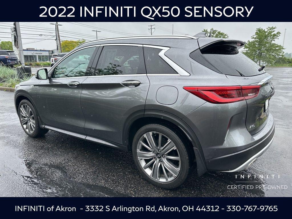 used 2022 INFINITI QX50 car, priced at $30,178