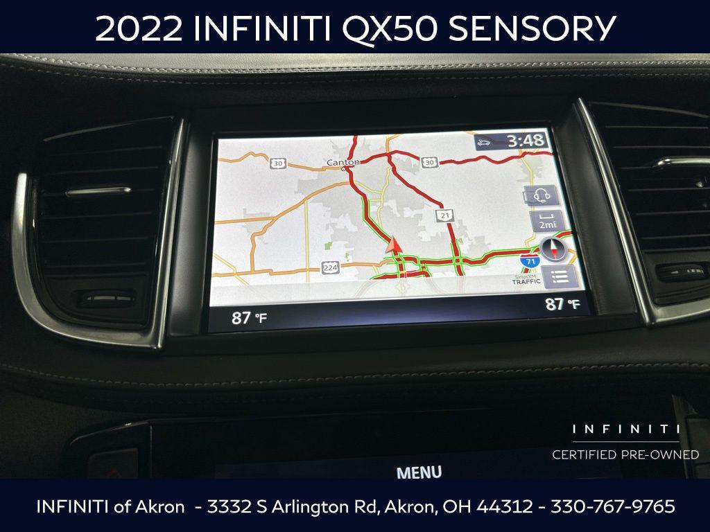 used 2022 INFINITI QX50 car, priced at $30,178
