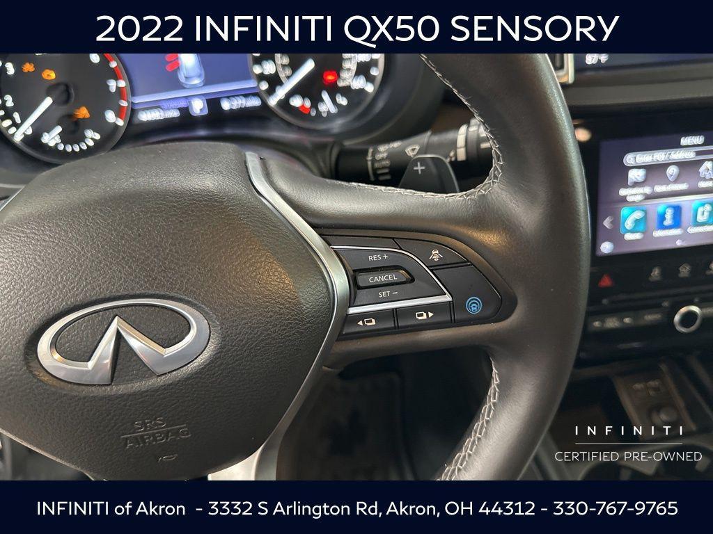 used 2022 INFINITI QX50 car, priced at $30,178