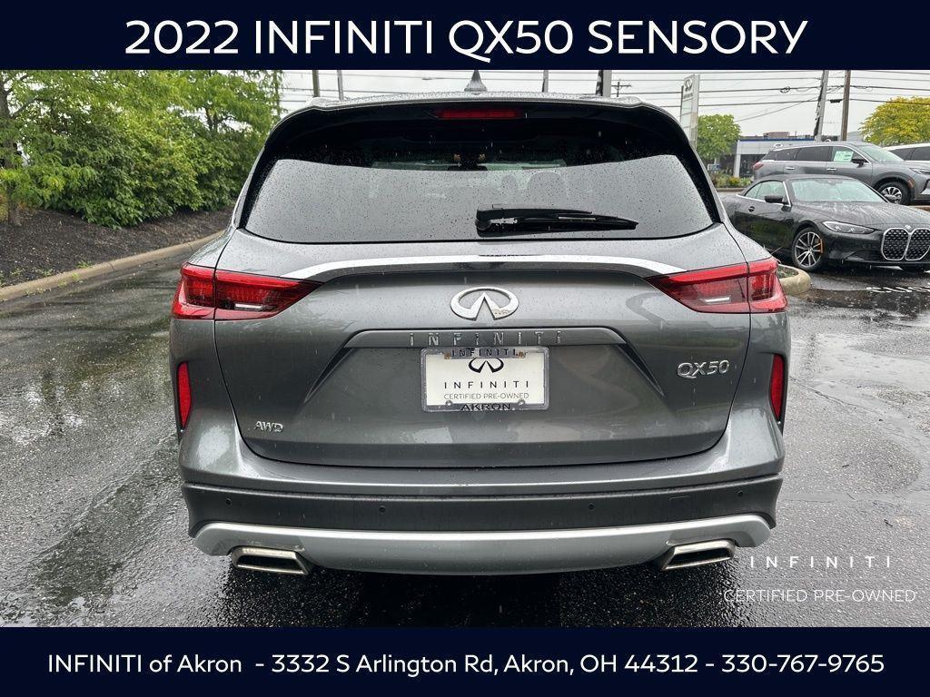 used 2022 INFINITI QX50 car, priced at $30,178