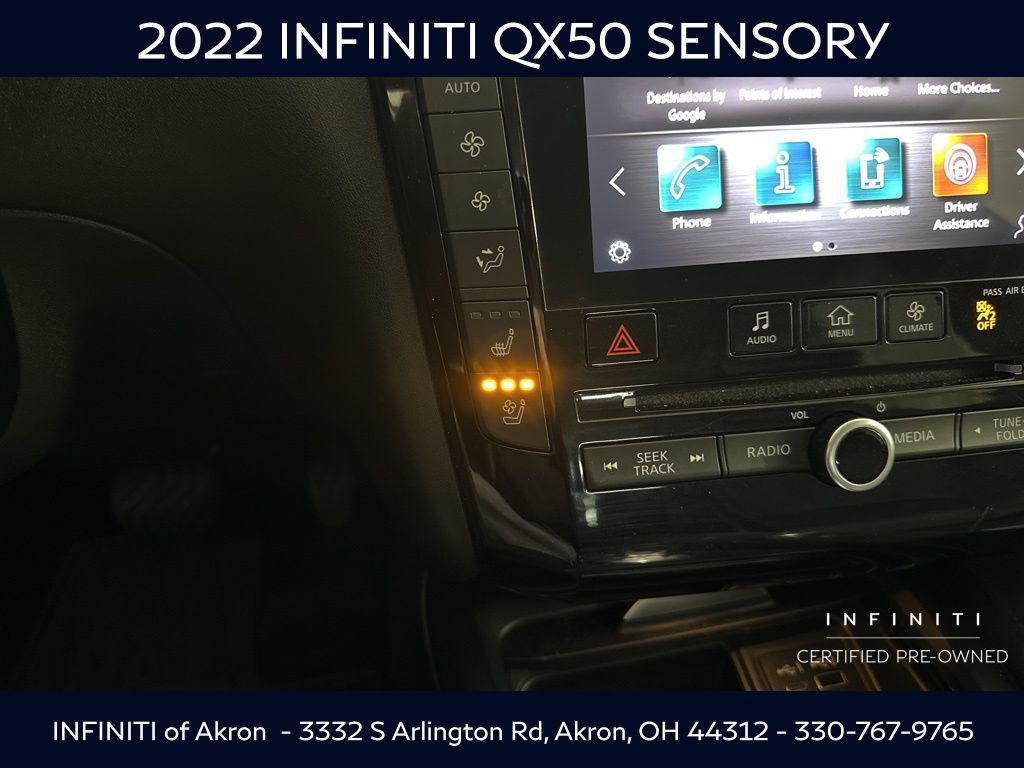 used 2022 INFINITI QX50 car, priced at $30,178
