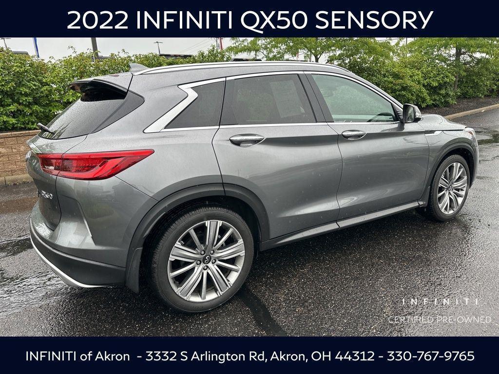 used 2022 INFINITI QX50 car, priced at $30,178