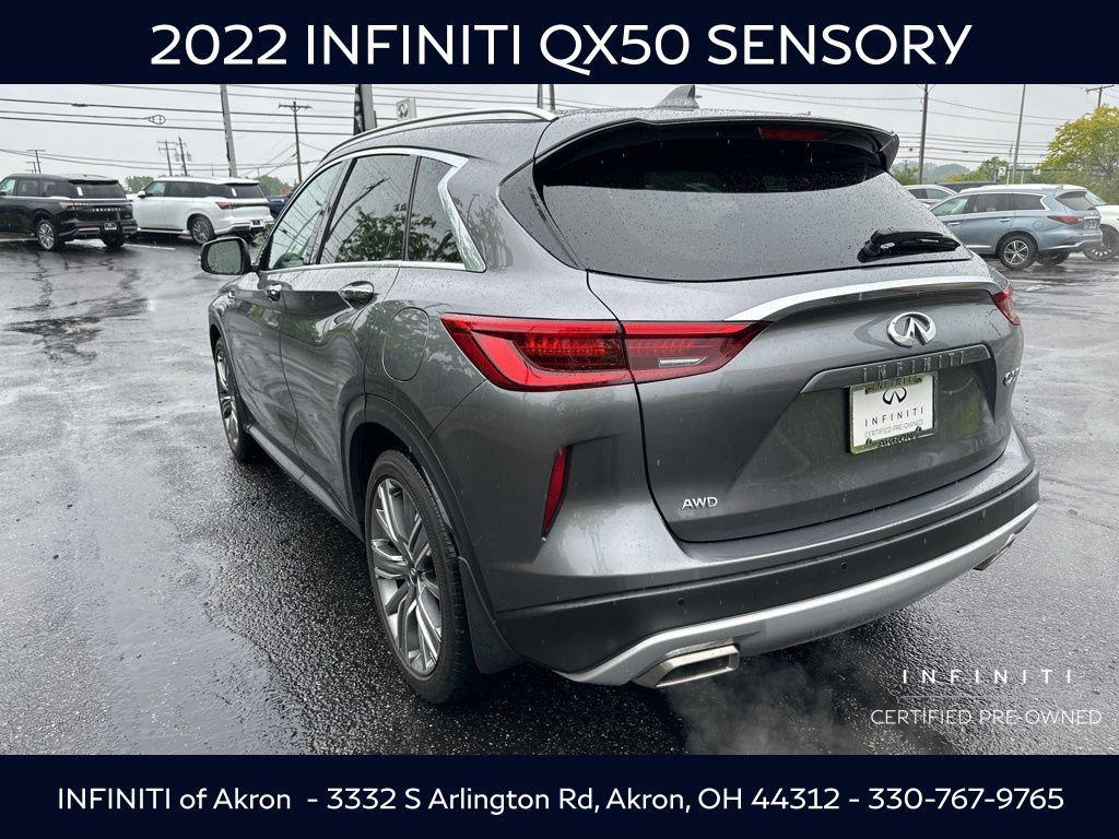 used 2022 INFINITI QX50 car, priced at $30,178