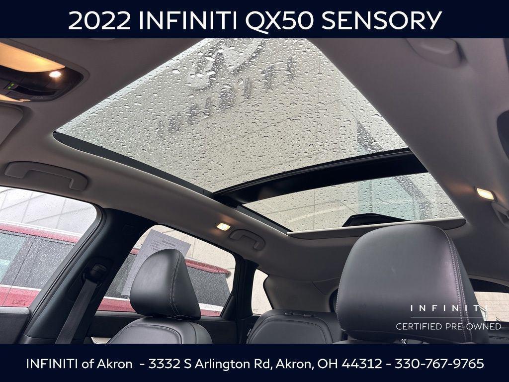 used 2022 INFINITI QX50 car, priced at $30,178