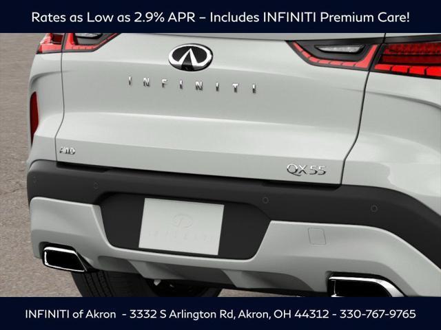 new 2025 INFINITI QX55 car, priced at $55,767