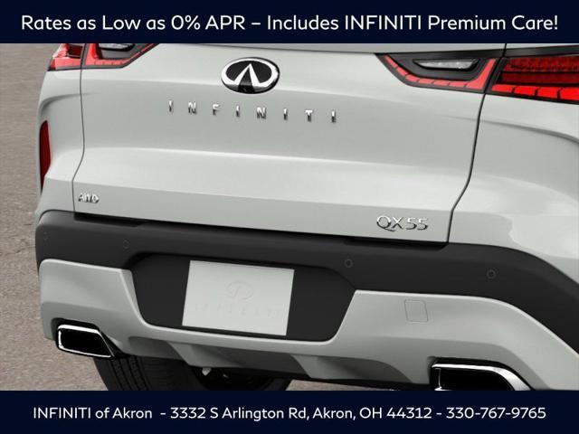 new 2025 INFINITI QX55 car, priced at $55,767