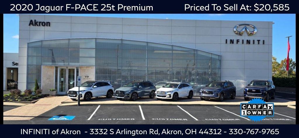 used 2020 Jaguar F-PACE car, priced at $20,585