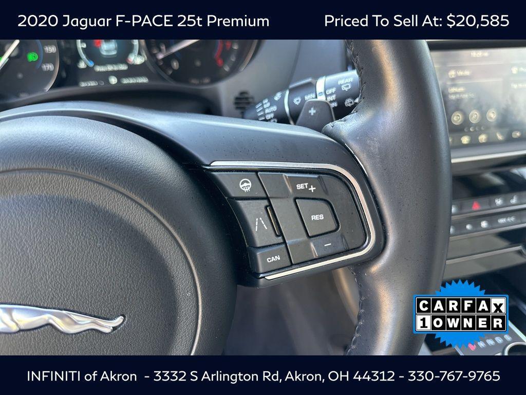 used 2020 Jaguar F-PACE car, priced at $20,585