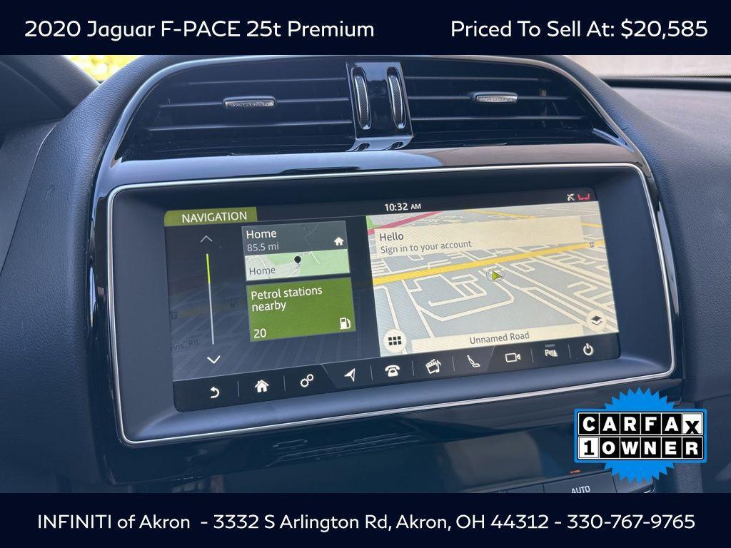 used 2020 Jaguar F-PACE car, priced at $20,585