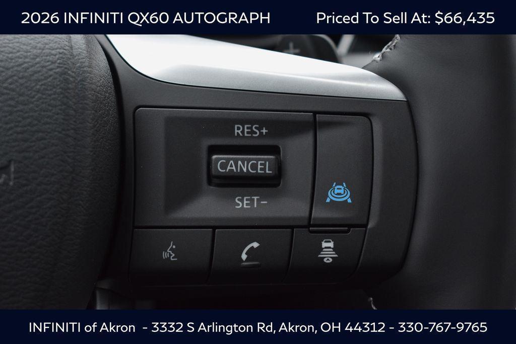used 2026 INFINITI QX60 car, priced at $66,435