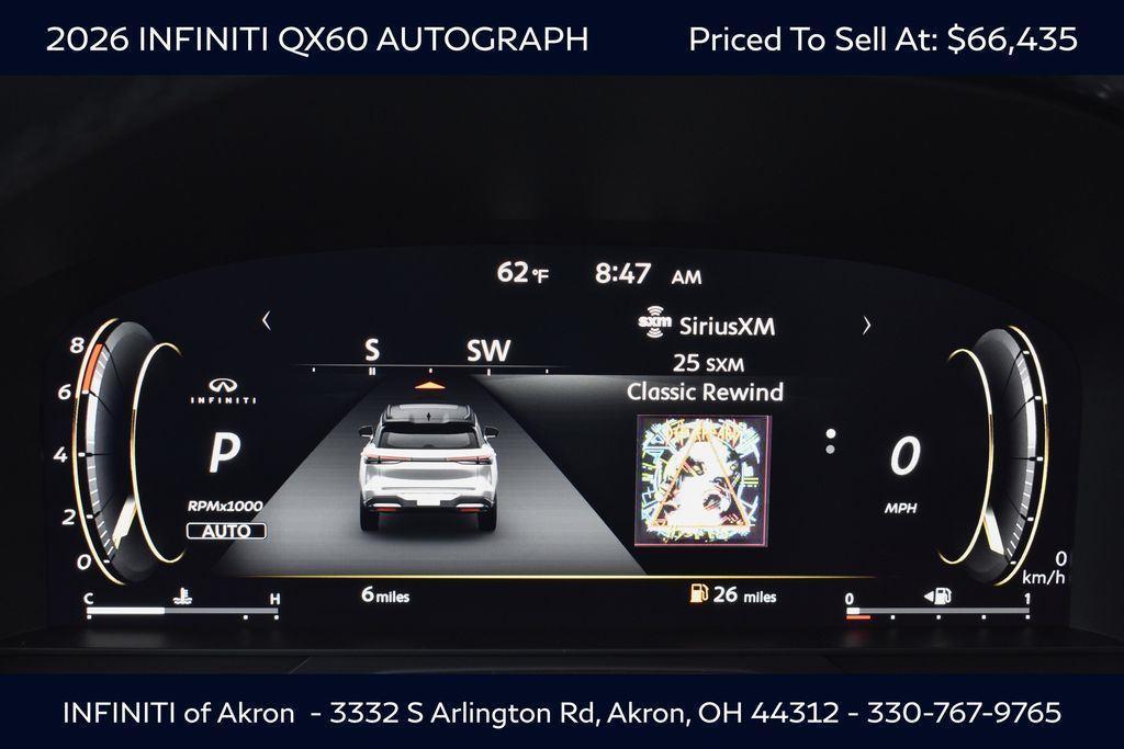 used 2026 INFINITI QX60 car, priced at $66,435