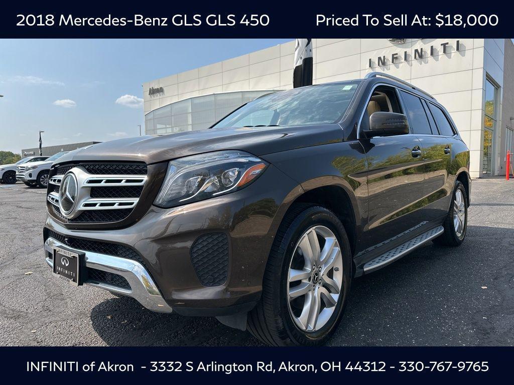 used 2018 Mercedes-Benz GLS 450 car, priced at $18,000