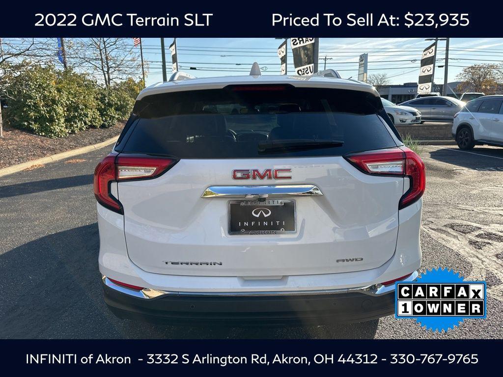used 2022 GMC Terrain car, priced at $23,935