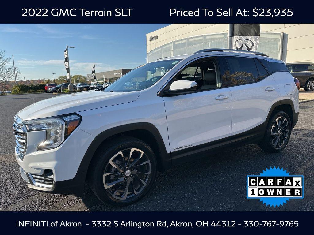 used 2022 GMC Terrain car, priced at $23,935