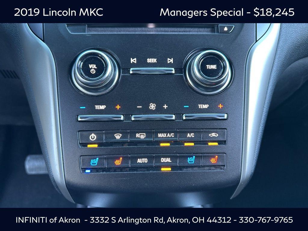 used 2019 Lincoln MKC car, priced at $18,245